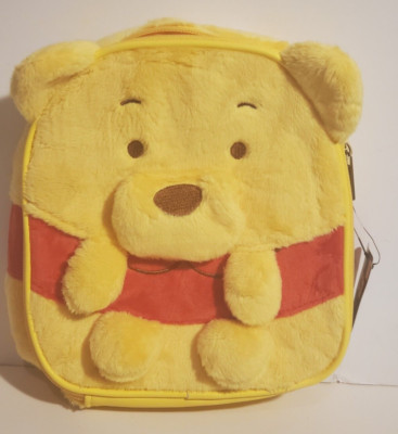 BIOWORLD DISNEY WINNIE THE POOH BEAR PLUSH MAKE UP COSMETIC CASE ZIPPERED BAG