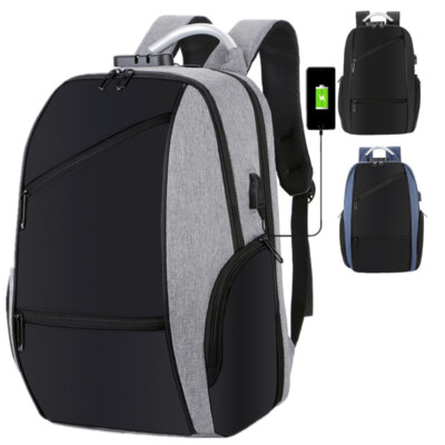 New Men's Business Backpack Anti-theft Travel Notebook Student School Bag