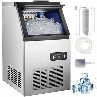 BEST-HOMEPRO Built-in Commercial Ice Maker Stainless Steel Bar Restaurant Ice Cube Machine