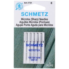 NEW Schmetz Microtex Sharp Needles 130/705 H 90/14 Lot of 2