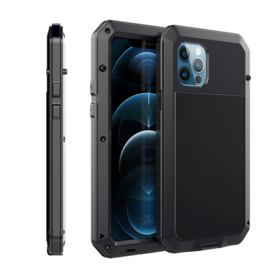 For iPhone 13 Mini 15 Pro Max 12 Xs 7 8+ Shockproof Aluminum Gorilla Glass Case