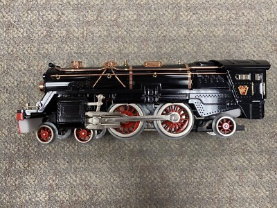 + MTH Standard Gauge Tinplate Black 392E Steam Locomotive No Tender For Parts *H