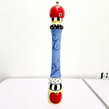 Chef Specialties Jesse McClary 18.25" Tall Pepper Mill Signed Hand Painted *TLC*