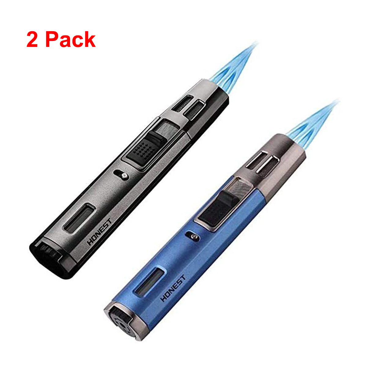 Adjustable Cigar Lighter 2jet Flame Lighter