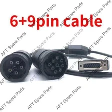 Aftermarket 9pin+6 Pin Connector Cable For ET-3 Diagnostic Adapter 317-7485