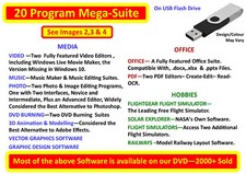 Music Editor Editing + CD/DVD Burning & Ripping Software on 20 Program USB