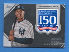 2019 Topps 150th Anniversary Manufactured Patches #GT Gleyber Torres Yankees