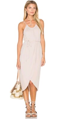 silk halter dress midi Aveline Draped Halter Midi Dress / Dark Chocolate | MESHKI