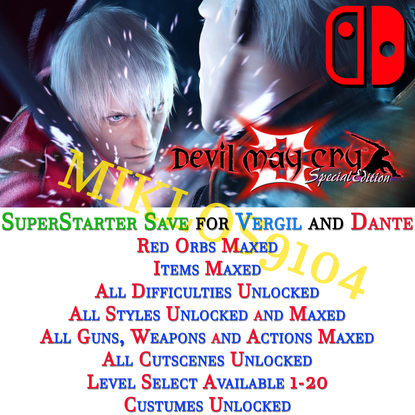 Devil May Cry 3 Special Edition Announced For Nintendo Switch