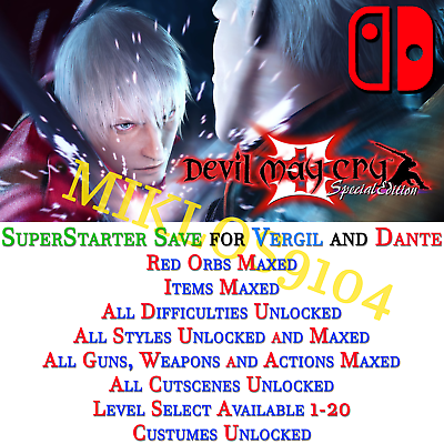 Devil May Cry 3 Special Edition, Aplicações de download da Nintendo Switch, Jogos