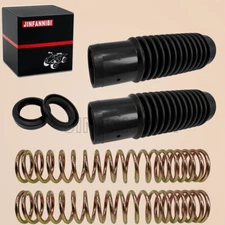 Front Fork Boots Oil Seals Springs Rebuild Kit for Honda CT90 Trail 1969-1979