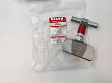 (QTY 1) Balon 1/2" Needle Valve N403-FF, Metal Seat, Carbon Steel Body