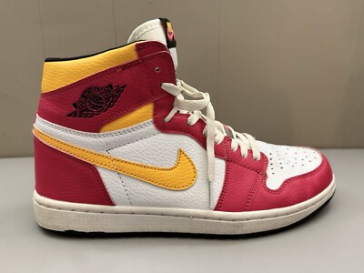 New Nike Air Jordan 1 Retro High OG Light Fusion Red Size 9.5
