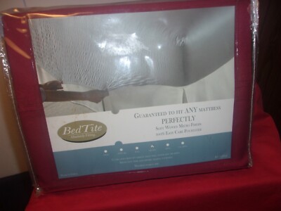 BURGANDY BEDTITE QUEEN MICROFIBER SHEET SET NIP
