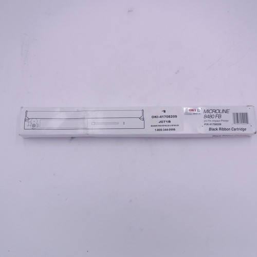 Genuine OEM OKI Black Ribbon Microline 8480 FB 24 Pin 41708209. For OKI ML420 | eBay