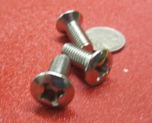 Oval Head Phillips Machine Screw 18-8 (A2) Stainless, M8 x 20 mm L, 25 pcs - Picture 4 of 16