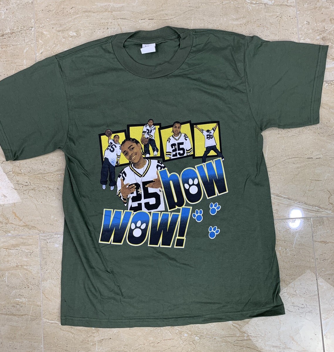 New Vtg 90s Lil Bow Wow Bootleg T shirt rap tee 2 sided hip hop 