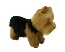 Hansa Yorkshire Terrier Puppy Plush Soft Toy. 25cmL Gift For Dog Lovers 5900