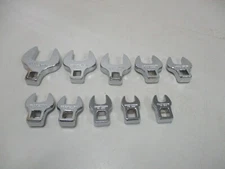 Craftsman 10pc 3/8 Drive SAE Crowfoot Wrench Set 3/8 thru 1"