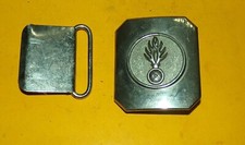 BOUCLE CEINTURON DE LA GENDARMERIE NATIONALE DE L'ARMEE FRANCAISE