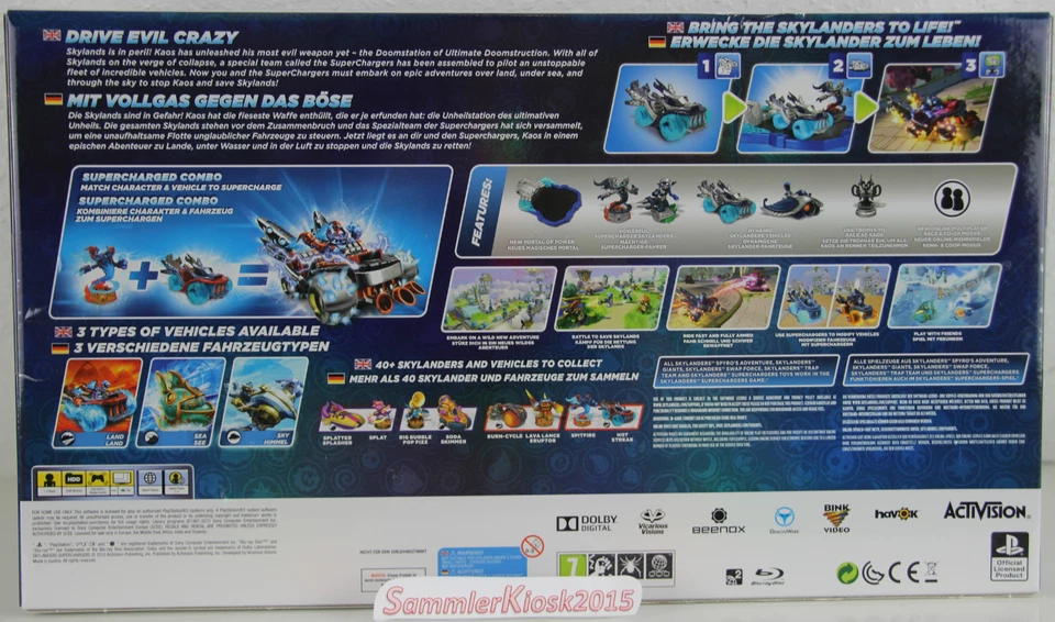Skylanders SuperChargers PS3 Dark Edition Starter Pack Neu OVP Playstation 3 - Bild 2 von 2