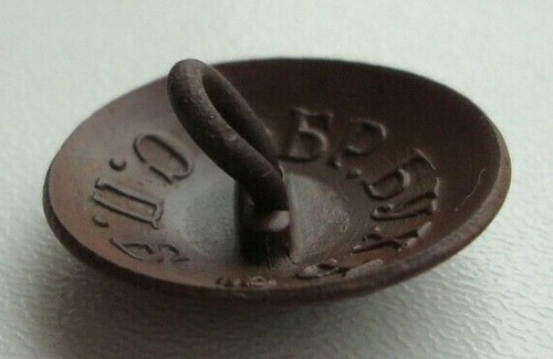 WWI WW1 Russian Imperial Army Artillery Uniforms Brass Button Original J11 - Picture 5 of 6