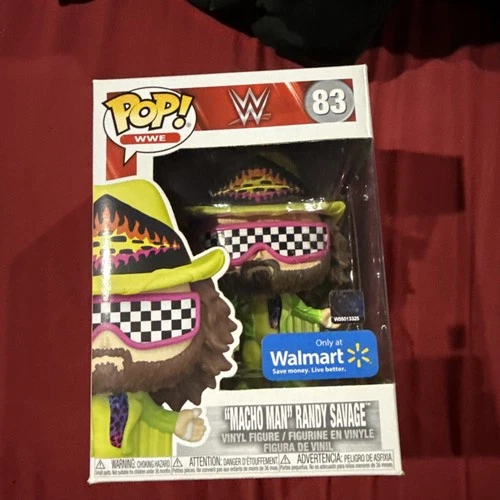Funko POP! WWE "Macho Man" Randy Savage #83 Walmart Exclusive DAMAGED BOX