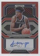 2021-22 Prizm Draft Picks College Penmanship Red 1/199 Jamorko Pickett Auto 0so2