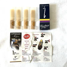 Vandoren Traditional Bb Bass Bases Clarinet Reeds Strength 4 Box of 4 FAST SHIP
