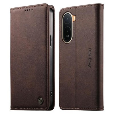 for Redmi A7 Pro 171mm / Poco C85x 5G Vegan Leather Phone Case Cover