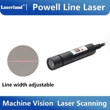 650nm Red Powell Lens Laser Line Module for Laser Scanning Use Machine Vision 