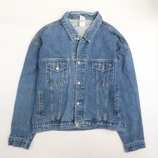 Vintage Looney Tunes Warner Bros Denim Trucker Jacket Size 2XL