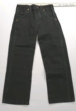 Wrangler Boys Black Jeans Size 5 Regular Cowboy Cut