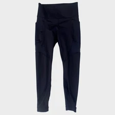 Member's Mark Small Black Compression Ankle Leggings with Pockets 