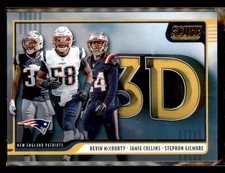 2020 Score #3D-SJD Devin McCourty / Jamie Collins / Stephon Gilmore 3D Gold