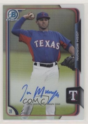 2015 Bowman Chrome Prospects Refractor 65/499 Josh Morgan #BCAP-JOM Auto 0w7