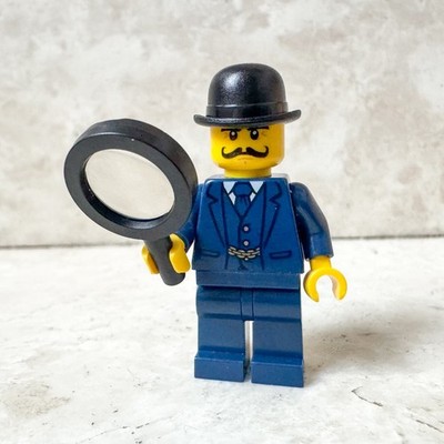 LEGO City Town Hercule Poirot Detective Investigator A. Christie Minifiguren MOC