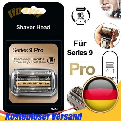MARKENLOS Für Braun Series 9 Elektrorasierer Scherkopf, 94M Ersatzscherteil kompatibel DE