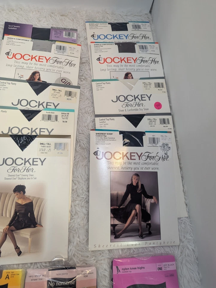 Lote de panty mangueras pequeñas Jockey sin tonterías negras tostadas Foto 4 de 4