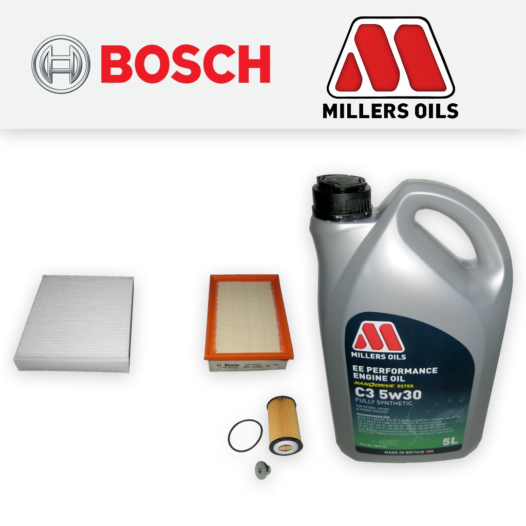 SERVICE KIT VAUXHALL MOKKA 1.6 A16XER B16XER OIL AIR CABIN FILTER +OIL 2012-2018