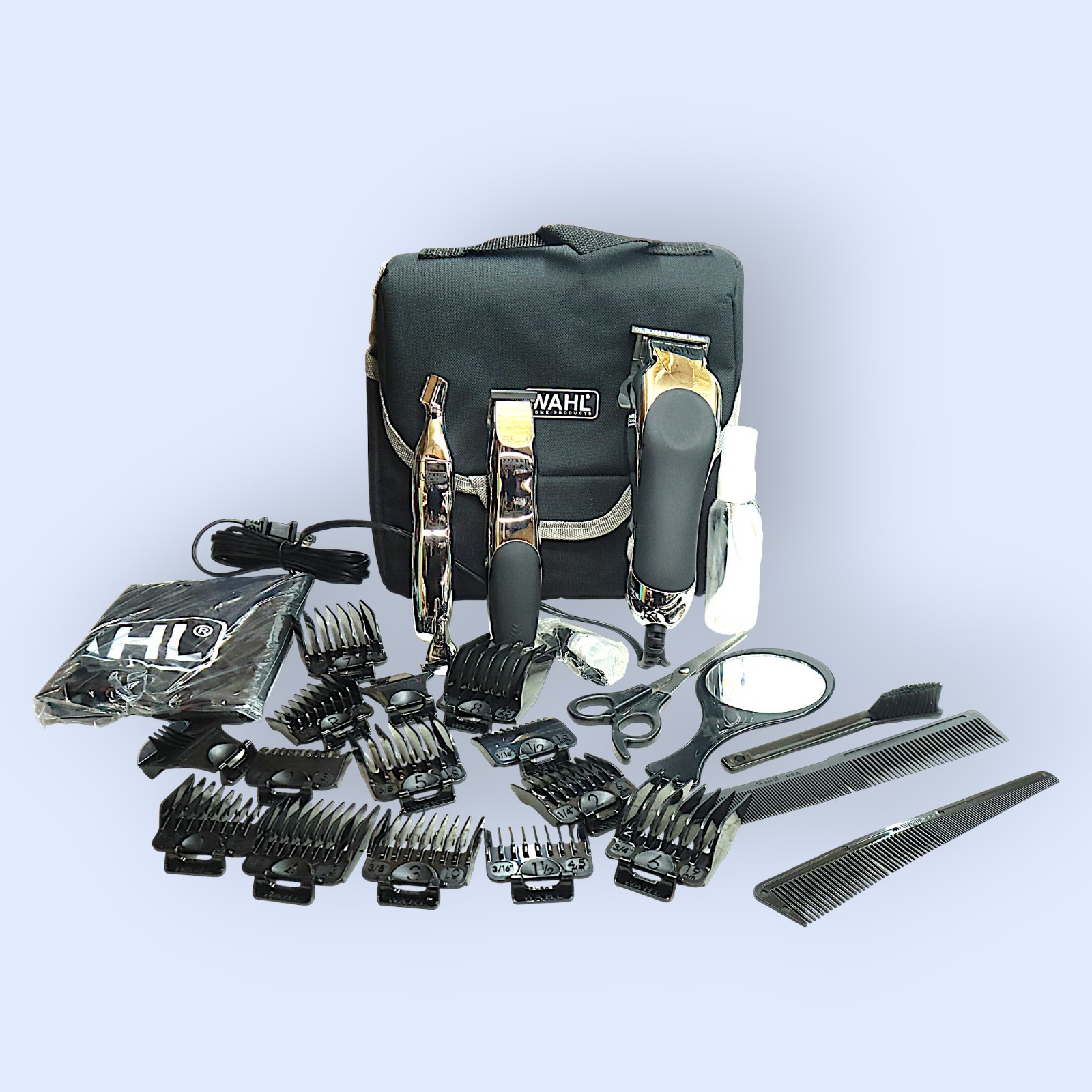 WAHL 79524-3001P Silver Black Corded Electric Clipper Home B