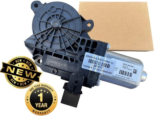 NEW 6R0959801 SEAT VOLKSWAGEN SKODA Power Window Motor 1 YEAR WARRANTY
