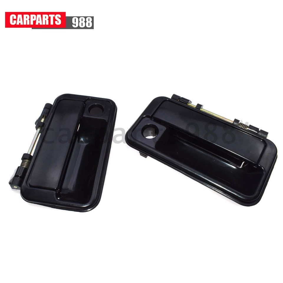 Manija de puerta exterior delantera izquierda derecha negra para Geo Metro Suzuki Swift 1989-1994 Foto 2 de 4