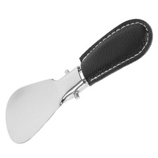 Reusable Stainless Steel Long Shoehorn with PU Protective Cover for Easy Wear
