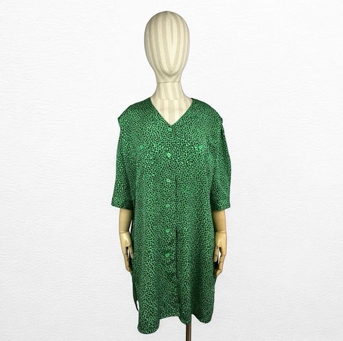 GIVENCHY EN PLUS 48 blusa abito vintage bellissimi bottoni made in West Germany