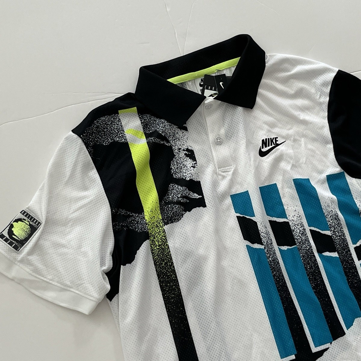 Nike Challenge Court Advantage Tennis Agassi Polo Shirt CK9793-101