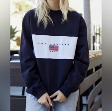 BRANDY MELVILLE JOHN GALT Crewneck Sweatshirt. One Size. GUC. Women  s. Unisex.