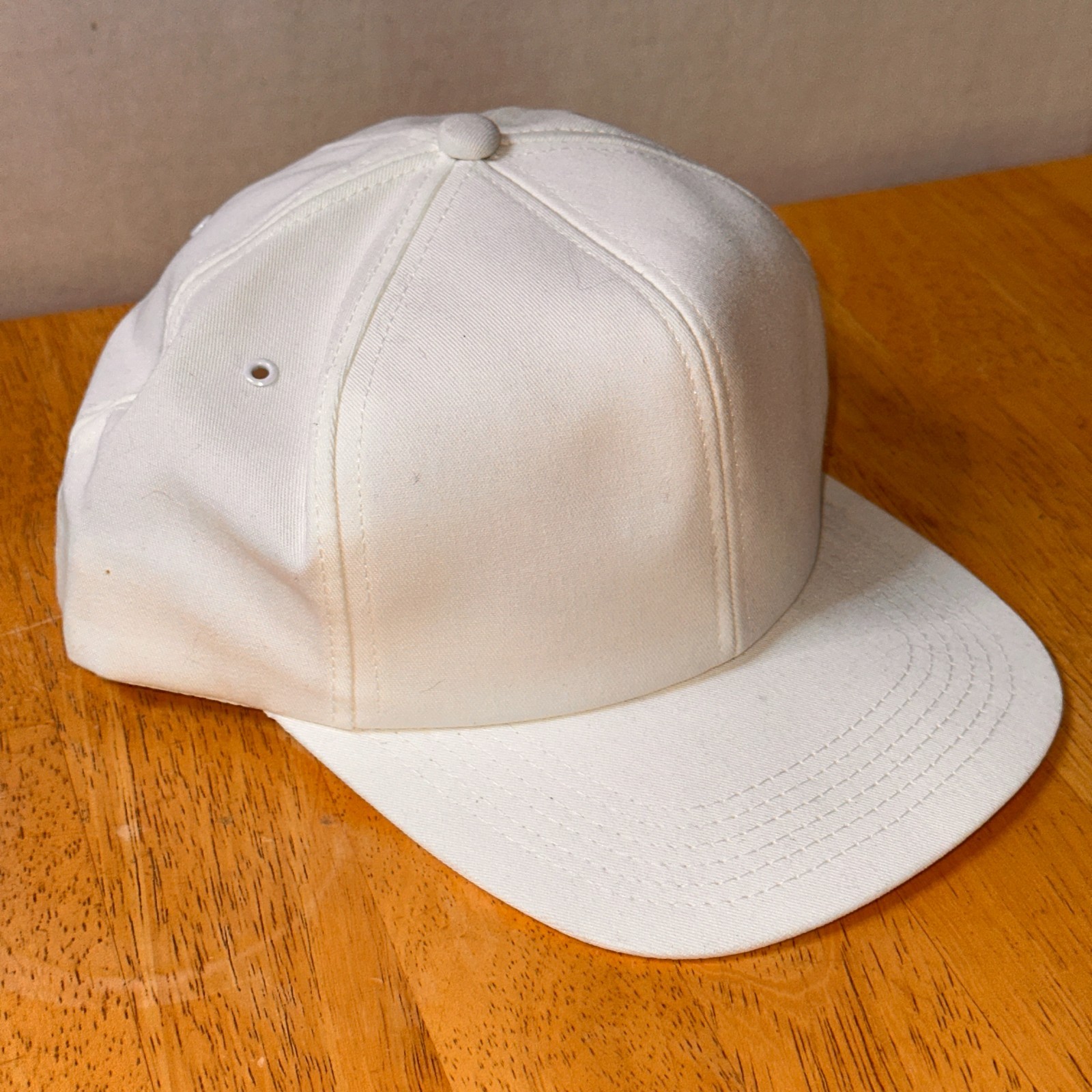 Vintage K Brand Hat Snap Back White Adjustable image 4