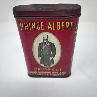 R.J. Reynolds Tobacco Co Prince Albert Crimp Cut Pipe & Cigarette Tobacco Tin