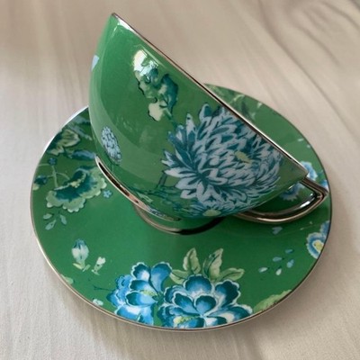 WEDGWOOD Jasper Conran Chinoiserie Teetasse und Untertasse Bone China Spülmas...